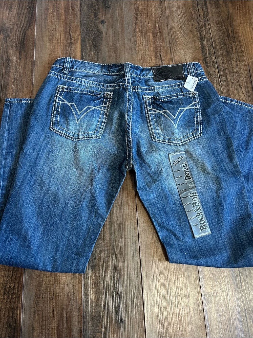 NWT 40x34 Rock & Roll Cowboy Jeans